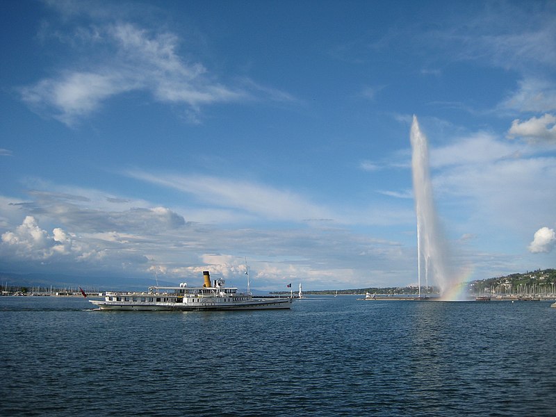A Genfi-tó svájci része (Wikipédia)