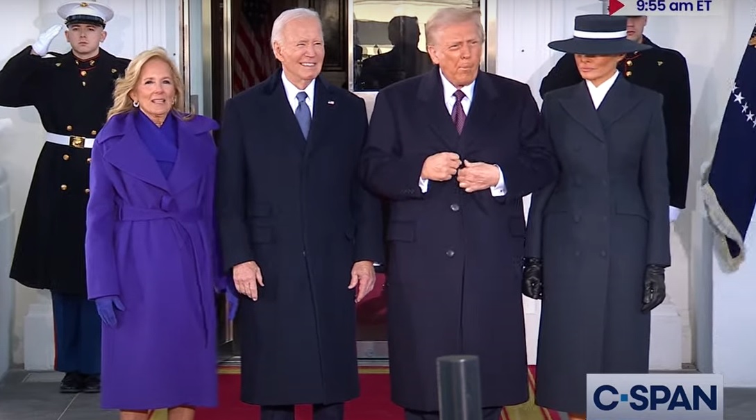 Jill Biden, Joe Biden, Donald Trump és Melania Trump. Forrás: Youtube